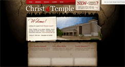 Desktop Screenshot of christemple.org